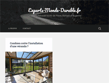 Tablet Screenshot of experts-monde-durable.fr